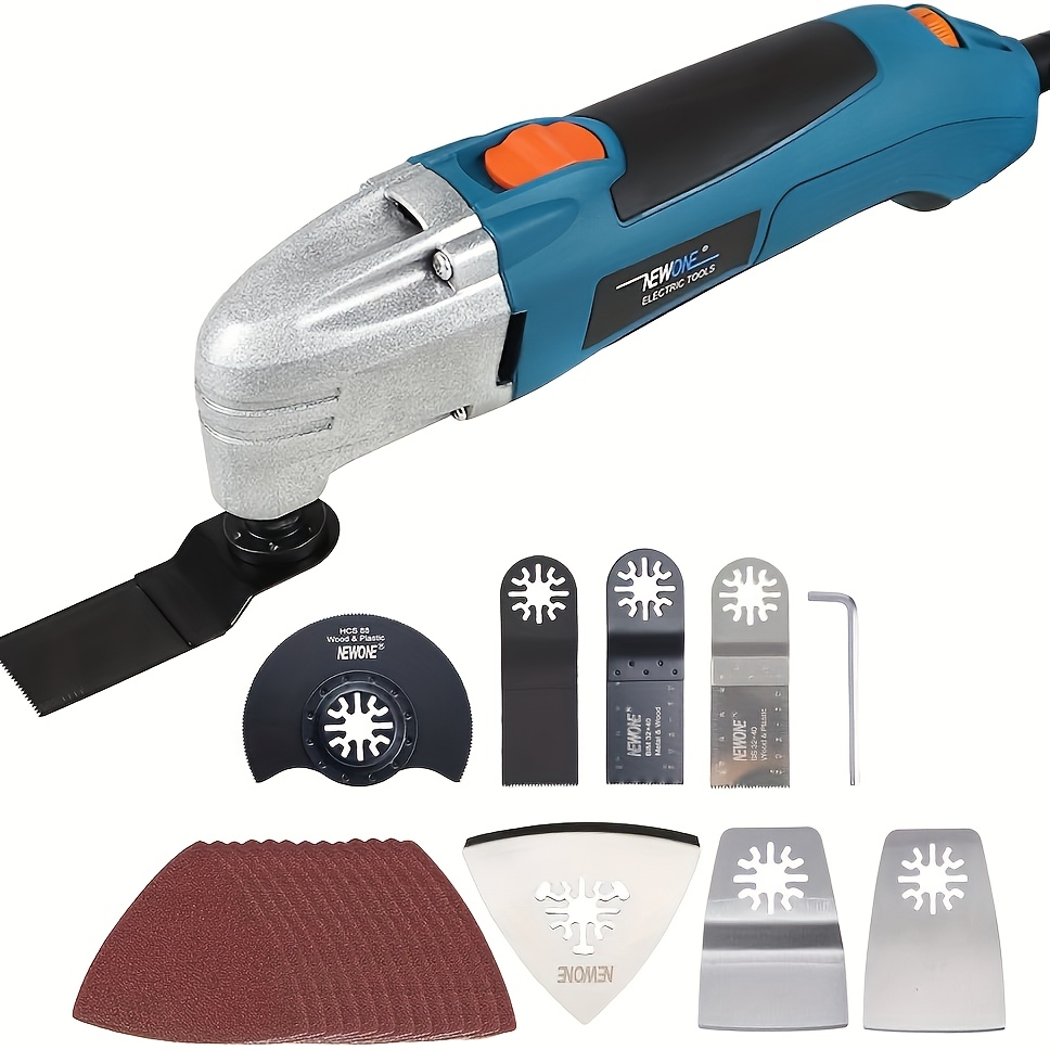 Power Tools Use - 2.5 Amp Pro Oscillating Multitool Kit