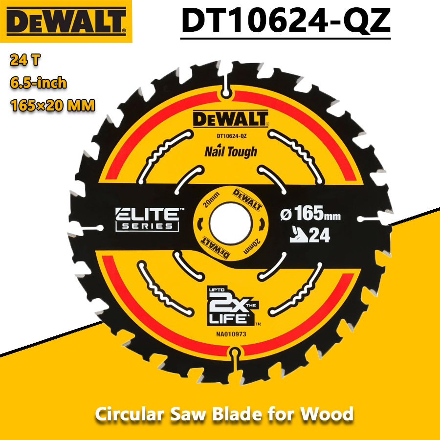 Power Tools Manual - DEWALT DT10624-QZ 1/3pcs 24T Construction Circular