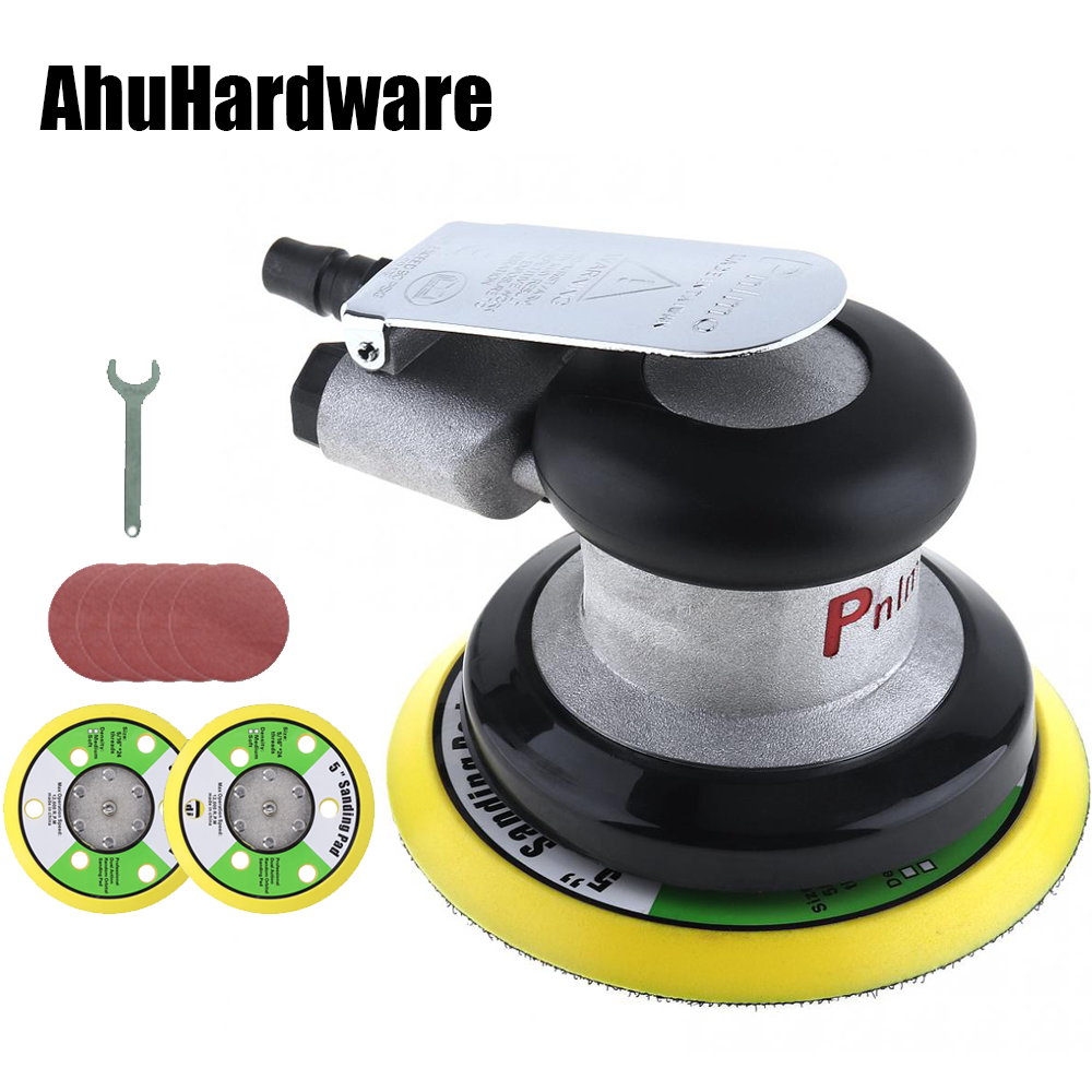 Random Orbital Sander - 5 Inch Pneumatic Grinder Random Orbital