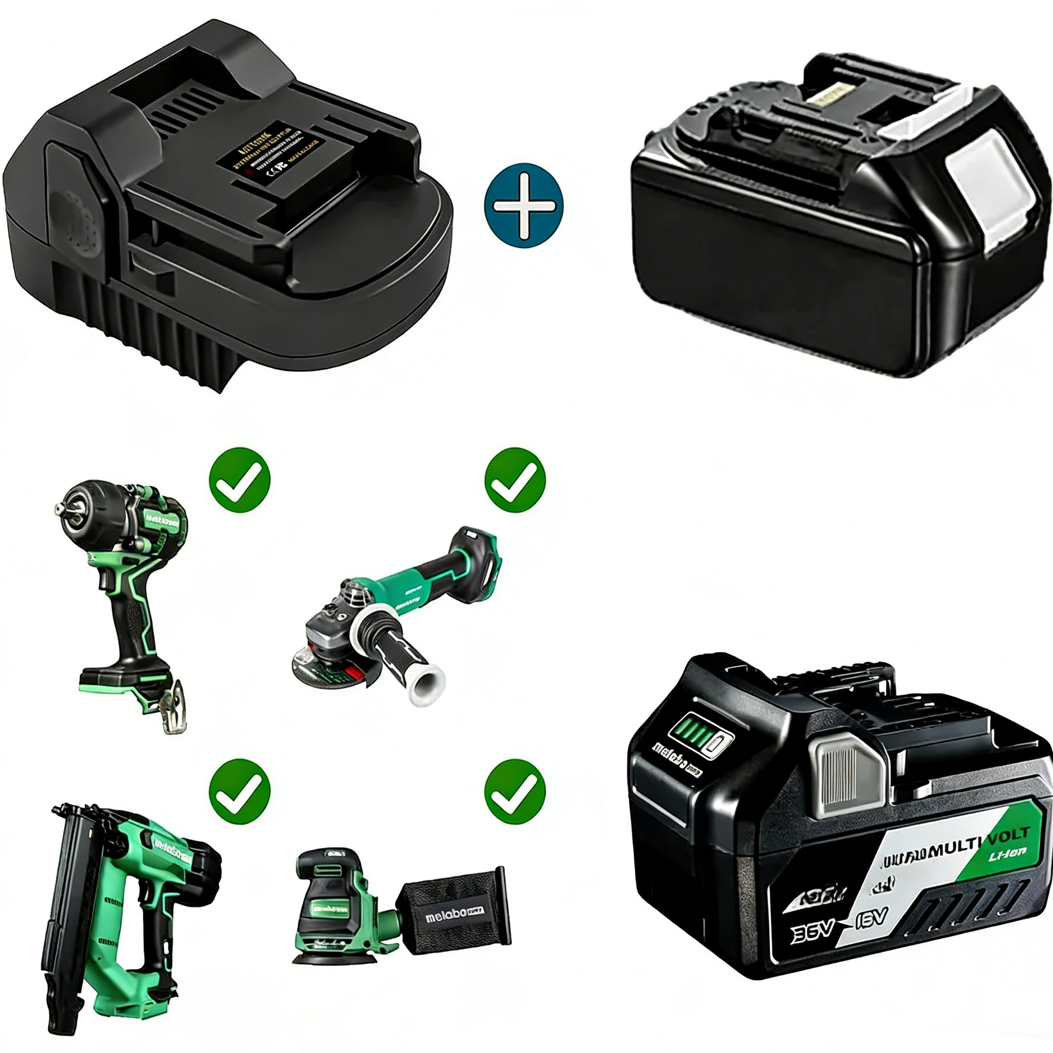 Converter for Makita to for Hi - Power Tools Hitachi recension och pris