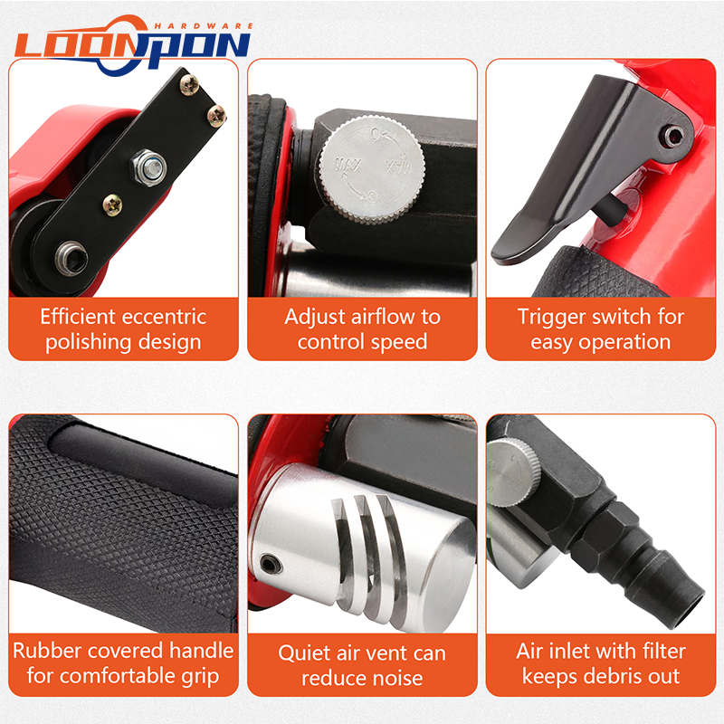 Loonpon Mini Straight Line Air - Random Orbital Sander recension och pris