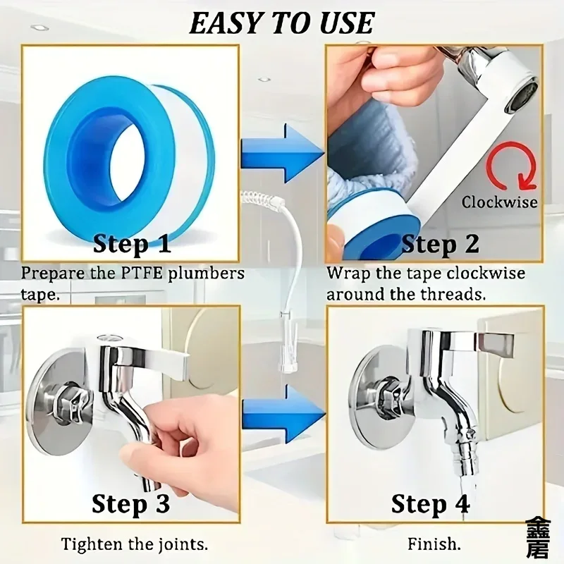 10 PCS Seal Tape Thread Seal W - Power Tools Plumbing recension och pris