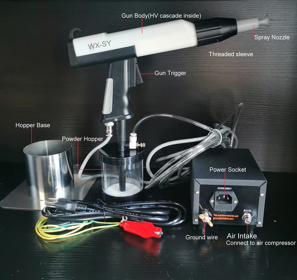110V/220V Portable Powder Coat - Power Xt Tools recension och pris