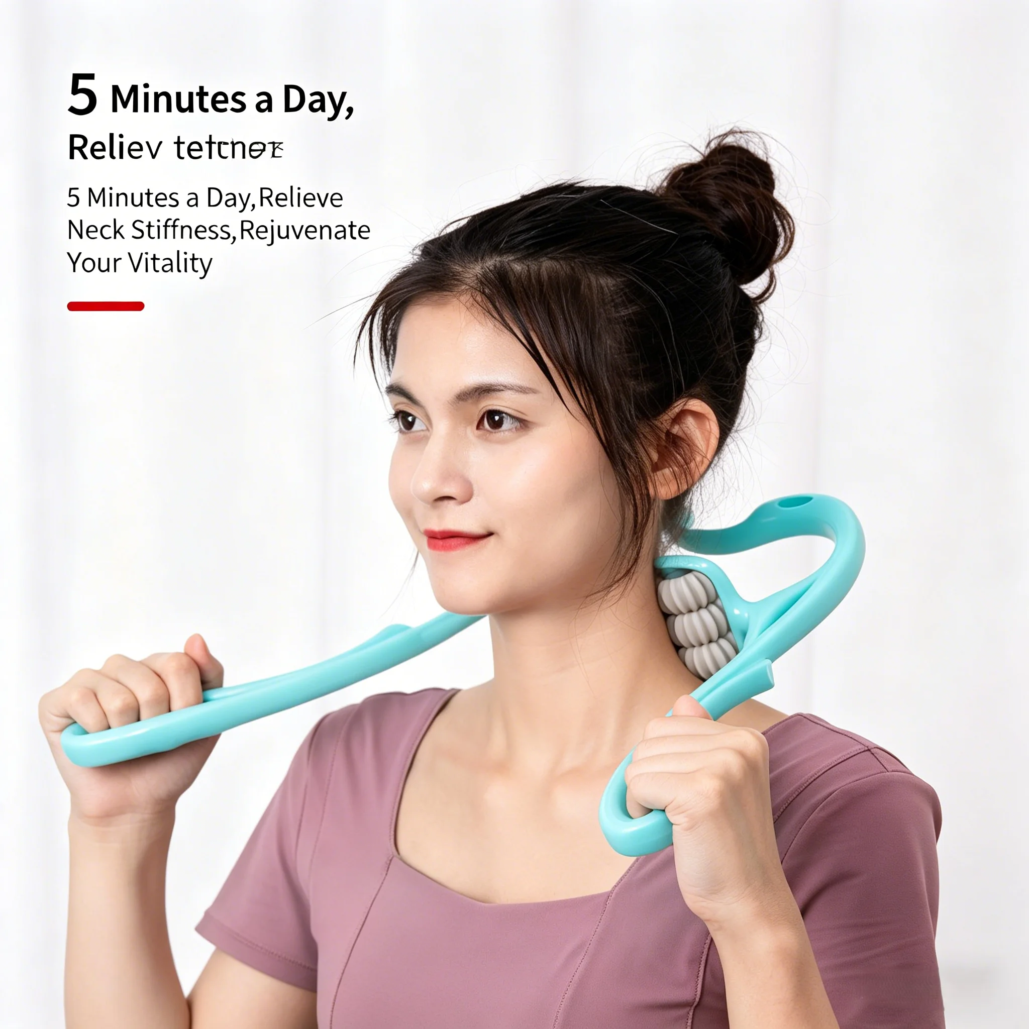 Manual Neck Massager with 6 Ro - Power Tools Manual recension och pris
