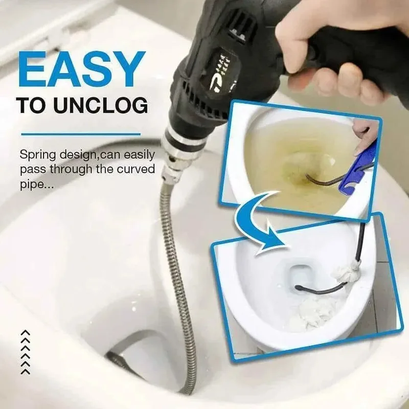 Drill Powered Pipe Drain Auger - Power Tools Use recension och pris