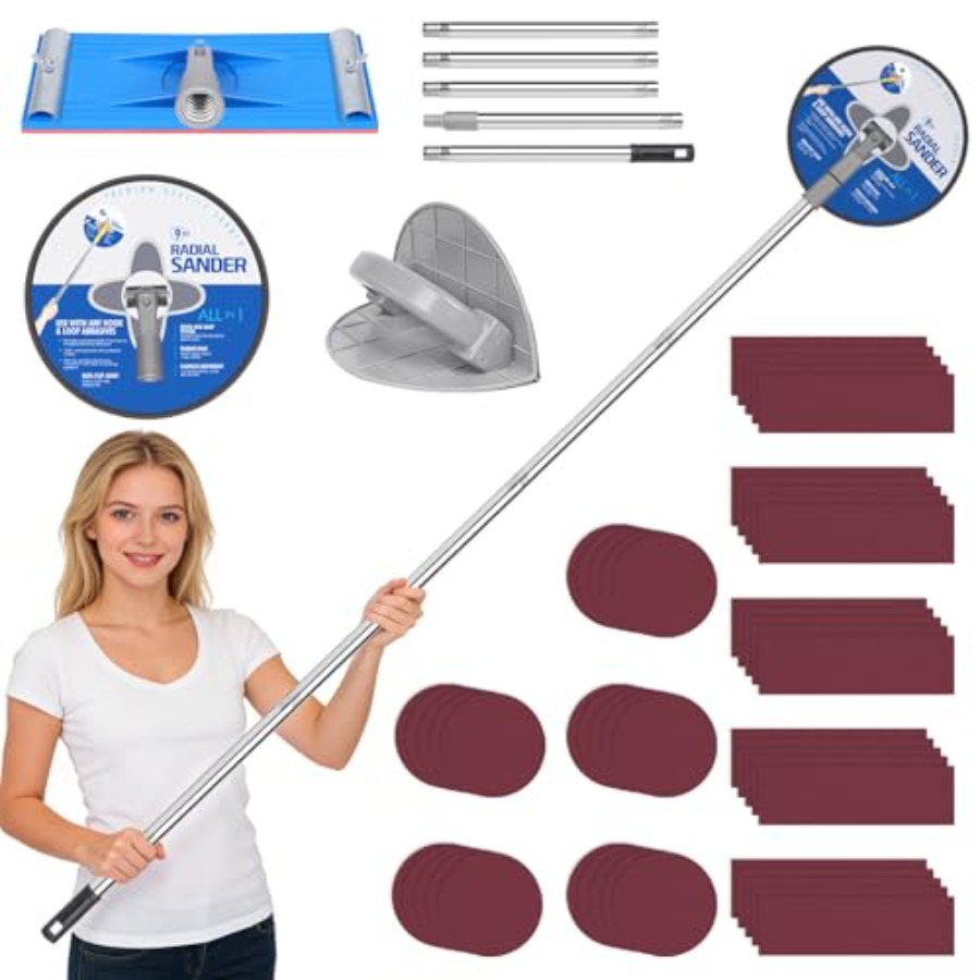 Drywall Pole Sander Kit with H - Detail Sander Corner recension och pris