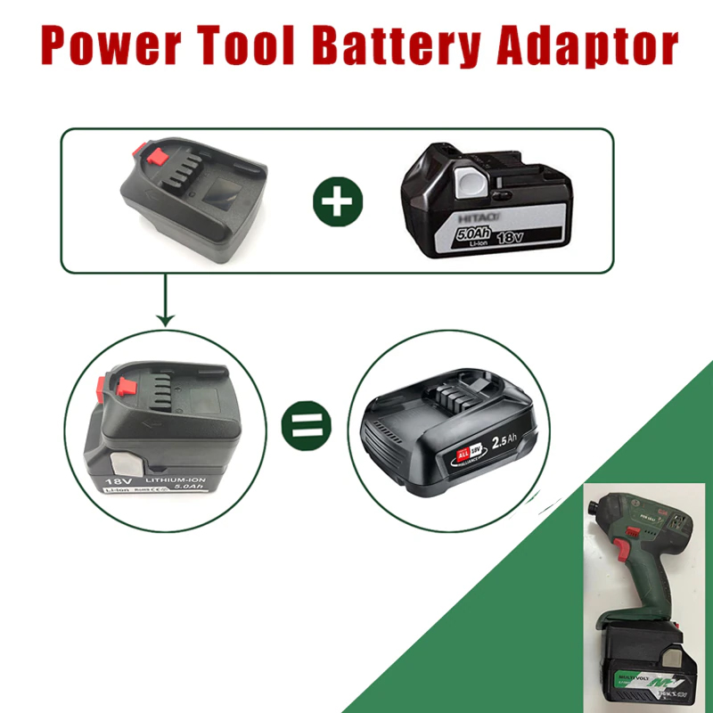 ZWINCKY Battery Adapter For Hi - Power Tools Hitachi recension och pris