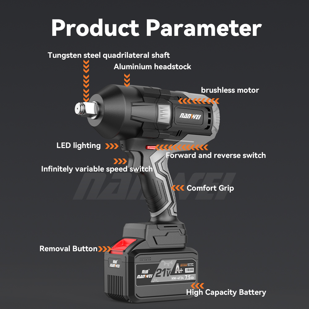 Industrial Grade High Torque E - Power Tools Impact recension och pris