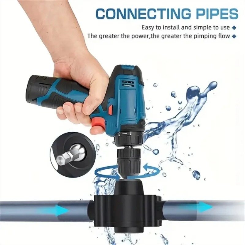 Portable Electric Drill Pump S - Power Tools Plumbing recension och pris