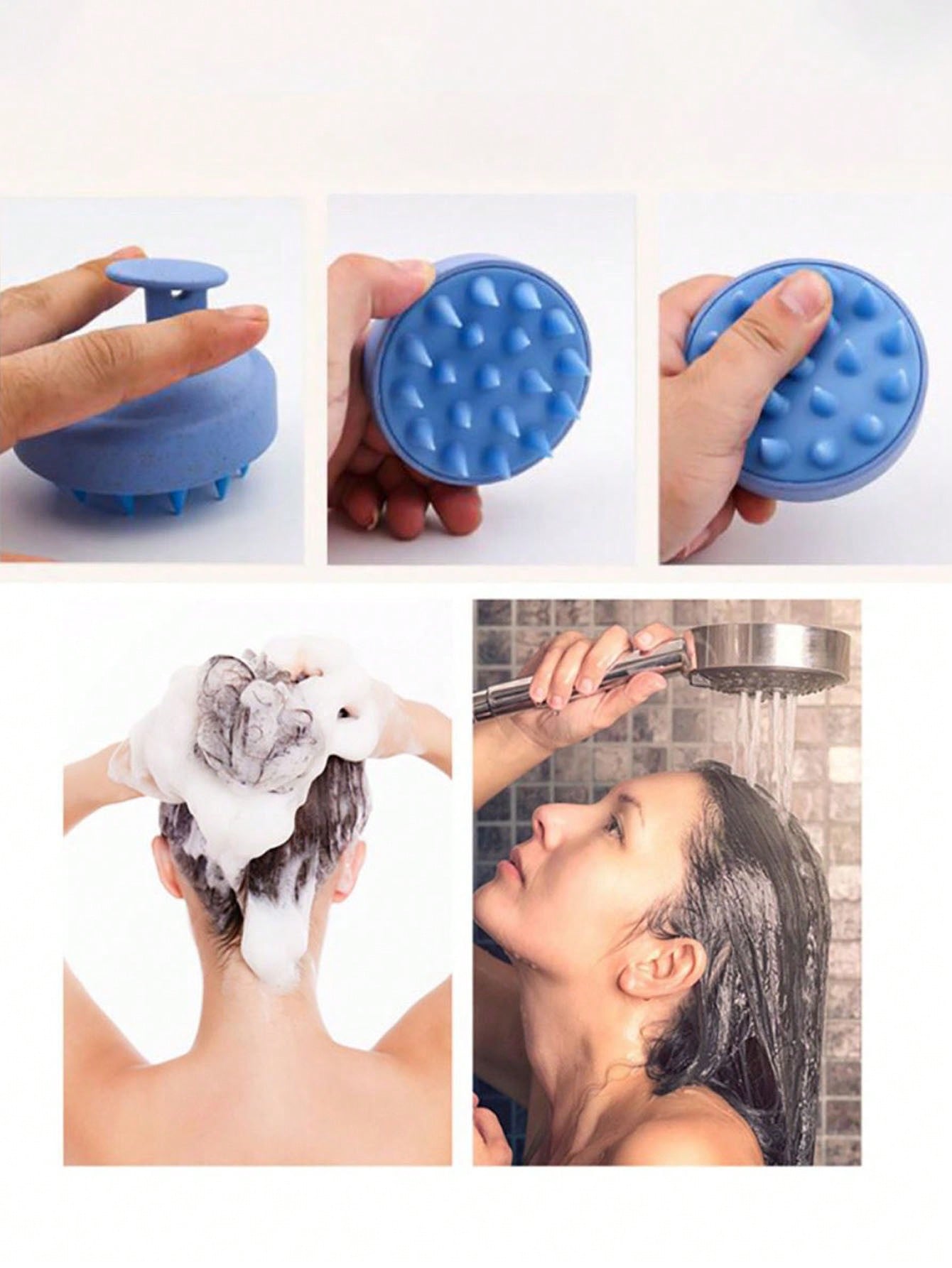1PC Silicone Shampoo Brush Hea - Power Tools Manual recension och pris