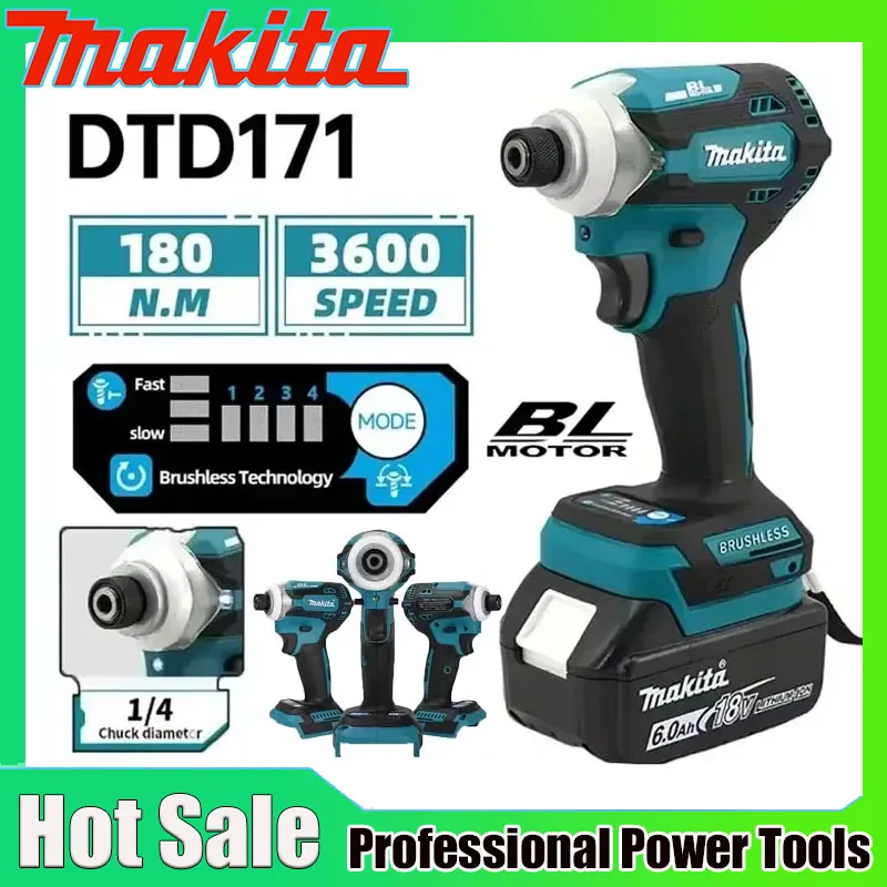 Makita DTD171 Brushless Impact - Power Tools Impact recension och pris