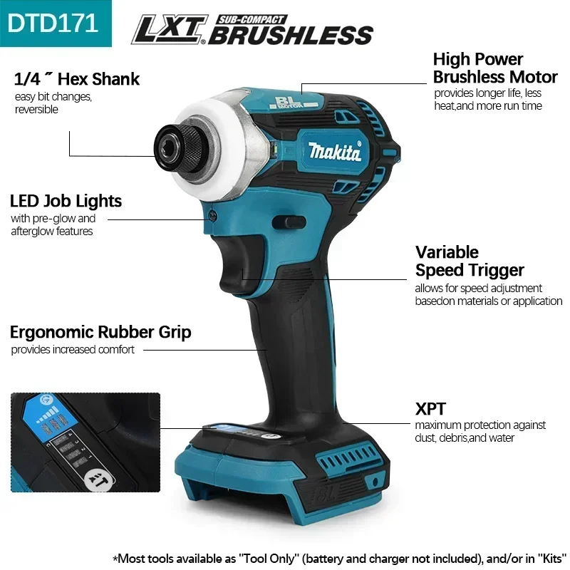 Makita DTD171 Brushless Impact - Power Tools Impact recension och pris