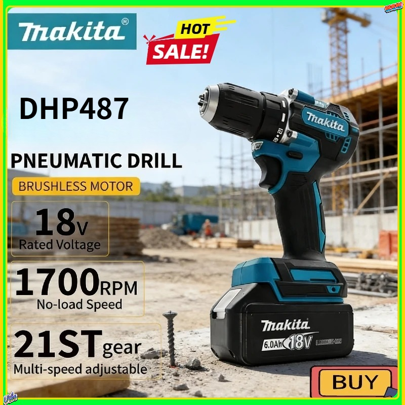 Makita DHP487 LXT Brushless Im - Power Tools Impact recension och pris