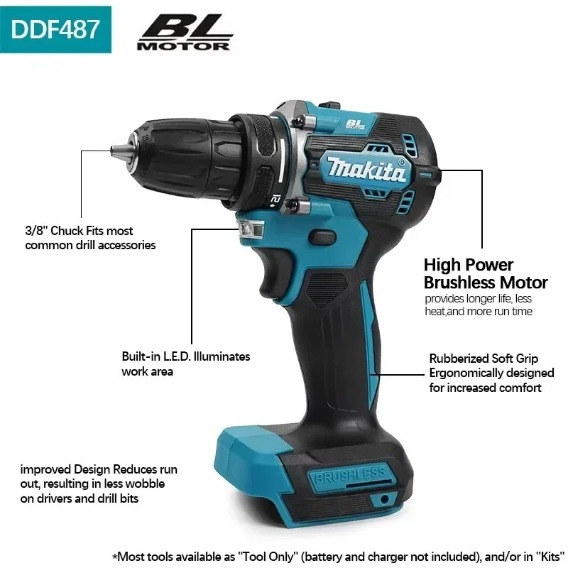 Makita DHP487 LXT Brushless Im - Power Tools Impact recension och pris